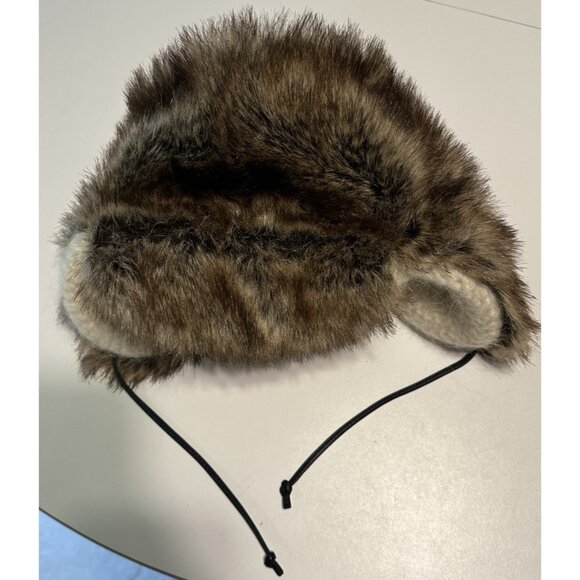 J Davidsson Icelandic Wool Cable Knit Fur Trapper Hat Earflap Beanie Unisex OS main image 8